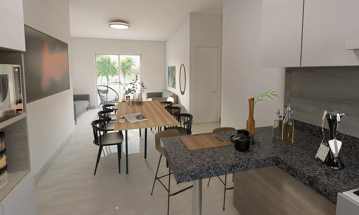 Cocina del departamento